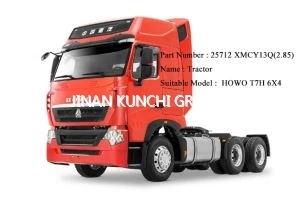 Sinotruk Traktor HOWO T7H 6 * 4 EuroV High Roof Double Sleeper